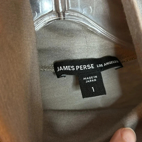 EUC JAMES PERSE women’s grey super soft turtleneck size 1 (s) - Picture 3 of 5